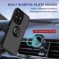 Coque pour Infinix SPARK 10 Pro Hot 20 30 Fundas Celular Ring Metal Magnetic Stand Phone Case pour Tecno Spark 9 Pro 20 Pro Plus