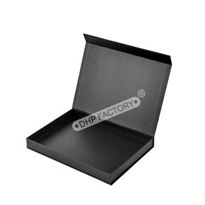 Scatola Regalo Rigida Personalizzata a Forma di Libro in Carta Speciale Nera con Spot UV, Confezione di Lusso Magnetica per Prodotti Premium - Product Image 2