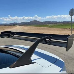 Aile arrière de style GT en fibre de carbone pour Ford Mustang 2015-2024, aile haute de coffre arrière, spoiler à col de cygne, kit carrosserie - Product Image 6