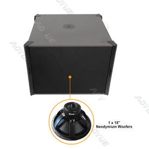 Altavoces de disco pasivos de neodimio de alta potencia KA18, subwoofer de sonido profesional para DJ con controlador de 18 pulgadas de alta excursión - Product Image 1