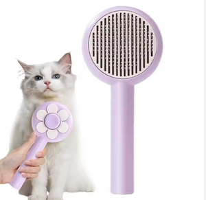 Pet Grooming Needle Brush Magic Massage Comb Hair Remover Pets General Supplies with Pet Nail Clippers for Cat <b>Dog</b> Cleaning Care - Product Image 3