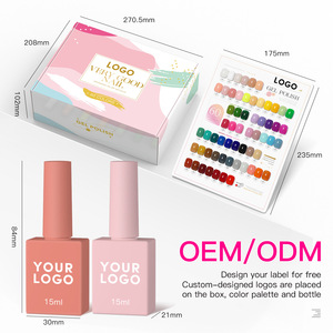 ZHI JIA – Vente directe usine – Nouveau kit de vernis gel UV LED professionnel style français 60 couleurs 15 ml pour salon de manucure - Product Image 2