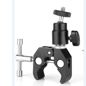 Set de Gimbal Grande Crab Claw Q29 con Rótula y Clip de Alimentación para Cámara Deportiva, Soporte de Escritorio con Gimbal y Clip de Alimentación - Product Image 4