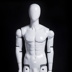 Maniquí extraíble Flexible Ajustable Fibra de vidrio Hombre Maniquí <span class=keywords><strong>sin</strong></span> rostro HM01WEG - Product Image 1