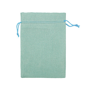 Sac à cordon personnalisé en toile de jute, lin, nylon, mousseline pour emballage de bijoux, sac anti-poussière pour chaussures - Product Image 4