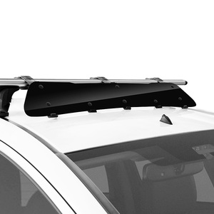 Universal Luggage <strong>Roof</strong> <strong>Rack</strong> <strong>Wind</strong> <strong>Deflector</strong> Low Noise Plate Reduce <strong>Wind</strong> Noise Cross Bar Sunroof <strong>Wind</strong> <strong>Deflector</strong> - Product Image 1