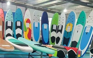 Vente en gros de planches de surf SUP rigides de 120'' de qualité supérieure, personnalisables, différents styles, planches de paddle gonflables pour les eaux océaniques - Product Image 6