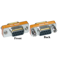 Adaptador de Módem Null Db9 Rs232 de Perfil Bajo Tipo Mini
