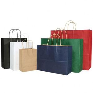 Hot Sale Classic <b>Large</b> Kraft <b>Bag</b> 45 35 13cm Offset Printing Heavy Duty Eco-Friendly Custom Logo Bulk Wholesale Shopping <b>Bags</b> - Product Image 1