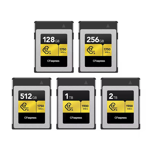 Professional Large Storage Com-pact Flash CFexpress Type B CF 128GB 256GB 512GB 1TB 2TB Memory Card for Digital Camera