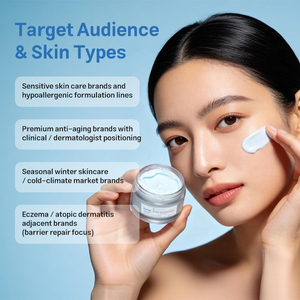 Crème pour le visage au peptide de cuivre GHK-CU, marque privée OEM, personnalisée, anti-âge, réparation de la barrière cutanée, raffermissante, hydratante, fabricant - Product Image 5