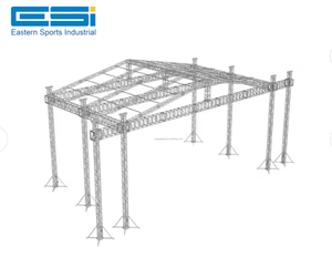 Truss de aluminio portátil ESI para escenarios y edificios residenciales/comerciales superficies irregulares y uso al aire libre - Product Image 1