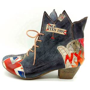 Bottes montantes en cuir noir pour femmes, cuissardes à plateforme, légères, Sexy, bon marché, design plateforme, collection hiver - Product Image 1