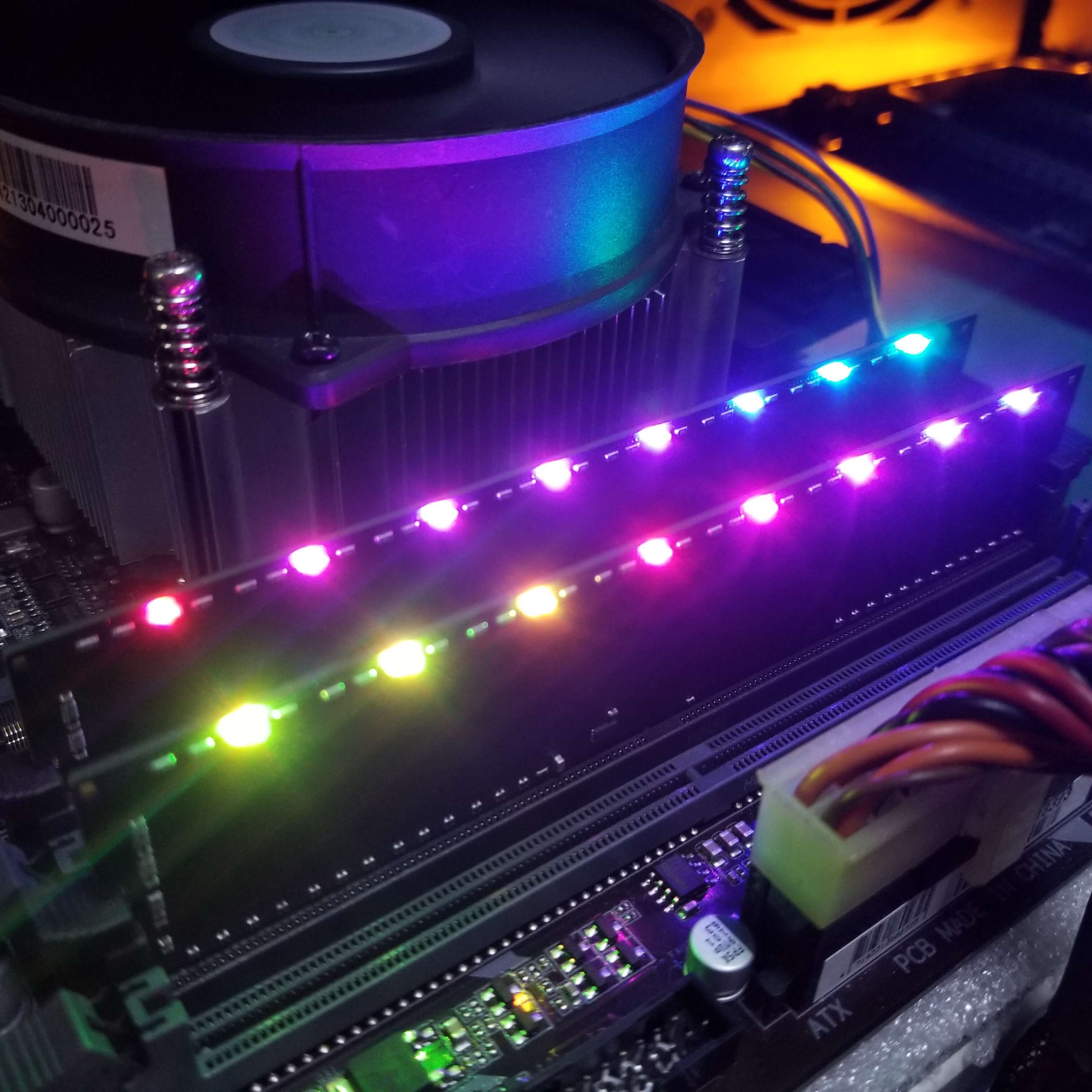 Оптовая продажа с завода, Высококачественная светодиодная RGB оперативная Память DDR4 8 ГБ 16 ГБ 32 ГБ 2666 3000 3200 3600 МГц, ОЗУ OEM, теплоотвод, игровая память