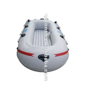 Competitive Price Luxury White Color Sea Fishing Rigid 2 Persons PVC Inflatable Boat For Sale