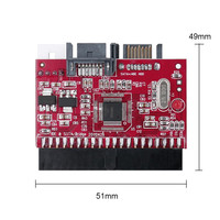 Adaptador convertidor de tarjeta PCI IDE a SATA / SATA a IDE 2 en 1, transferencia bidireccional, 3,5 pulgadas, 40 pines, 100 133 HDD/CD/DVD