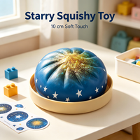 Balle anti-stress sensorielle artisanale sculptée à la main, en forme de dumpling, à extrusion et remontée lente sous pression, pour le Memorial Day aux États-Unis