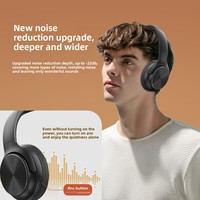 Nouveaux écouteurs supra-auriculaires sans fil AKZ-1003 à réduction de bruit active, autonomie ultra-longue, design minimaliste pour téléphone portable