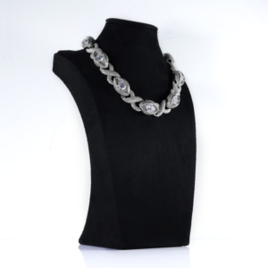 高品质钻石古巴链首饰项链银铜锆石古巴链项链 - Product Image 3