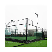 Fabricant Grossiste Terrain de tennis padel panoramique extérieur en verre