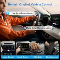 Adaptateur USB portable 3-en-1 pour CarPlay et Android Auto avec compatibilité universelle - Plug and Play, garantie 1 an
