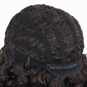 Peluca sintética rizada corta con cierre frontal para mujer, pelo sintético corto con cierre de encaje frontal, color <span class=keywords><strong>rubio</strong></span>, personalizado - Product Image 5