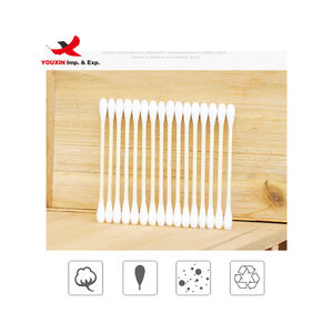 <b>Mixed</b> Procurement Low Price Hot Sale Supplier Biodegradable Bamboo Ear Cotton Buds Round <b>Box</b> Double-end Cotton Swarb Home Usage - Product Image 5