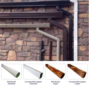 Máquina de conformado de rollos para la fabricación de canalones y bajantes personalizados de acero sin costuras para la recolección de agua de lluvia en techos metálicos. - Product Image 6