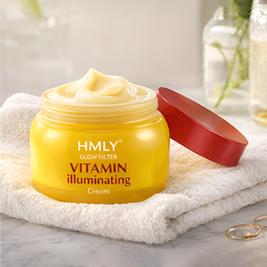 Crème éclaircissante à la vitamine C 5 %, niacinamide 3 %, TXA, correcteur de taches brunes, crème barrière à la céramide, marque privée - Product Image 2