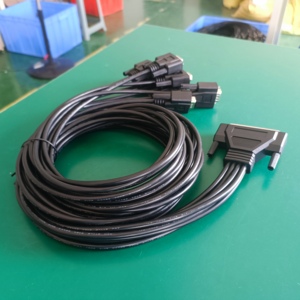 CBL-M62M9x8 cổng nối tiếp cáp với braid che chắn PVC Áo khoác db62 Dsub 62pin để <span class=keywords><strong>8</strong></span> cổng DB9 chuyển động Cáp điều khiển - Product Image 4