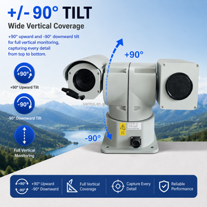 Caméra PTZ thermique à vision panoramique 360° longue portée pour la protection des bâtiments de grande hauteur - Product Image 4