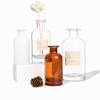 Fabricants OEM de parfums d'ambiance sur mesure – Diffuseur de parfum à bâtonnets floraux en verre de 500 ml pour huiles essentielles et aromathérapie