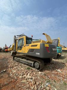 Excavadora de cadenas Volvo EC200D de alta calidad para construcción, usada, con 1 año de garantía, incluye motor, bomba y engranajes. - Product Image 6