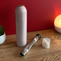 Bouteille aérosol vide en aluminium OEM/ODM de 100 ml à 600 ml, impression offset pour adhésifs chimiques, revêtements et peintures