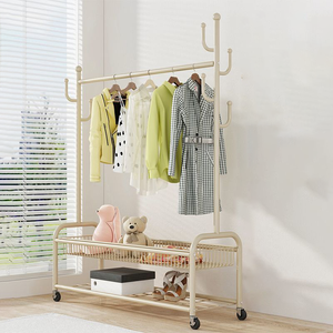 Porte-vêtements suspendu simple pour intérieur, sur pied, pour chambre à coucher, usage domestique, vente directe usine - Product Image 5