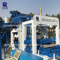 Kaidong-máquina de fabricación de bloques de cemento de QT4-15B, máquina de fabricación de bloques de hormigón de diseño de bricolaje