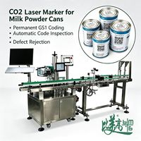 Machine de marquage automatique à positionnement réglable avec fonction de téléchargement de données pour le marquage traçable des boîtes de lait en poudre Chestny ZNAK