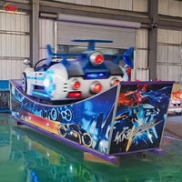 Manège Commercial à Haut ROI : Expérience de Glisse sur Piste Courbe Moon Wave Ride, Voiture Volante Star Speed pour Parcs d'Attractions et Fêtes Foraines