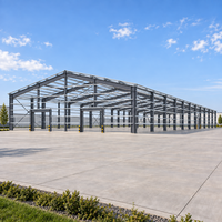 Entrepôt en structure acier sur mesure, atelier de stockage industriel, système de bâtiment métallique préfabriqué durable