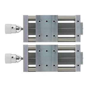 Meja geser Manual Mini silang presisi rel linier X/Y Platform sumbu + penjepit B untuk kontrol Digital pengolahan CNC - Product Image 3