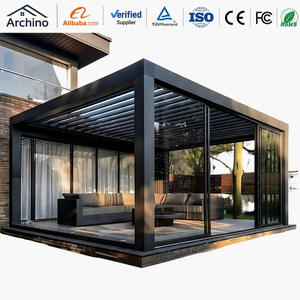 Wholesale Thermal Break Aluminum <strong>Sunroom</strong> Glass House Frame For Luxury Villa Project Factory Price Bulk Supply Solutions - Product Image 1