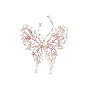 Broche papillon de luxe BIDI, perle d'eau douce vintage, cadeau de mariage et de fiançailles, accessoires pour femmes - Product Image 5