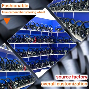 พวงมาลัยคาร์บอนไฟเบอร์ฟอร์จ สำหรับฟอร์ด แร็พเตอร์ โฟกัส MK4 ปี 2019 2020 <span class=keywords><strong>2021</strong></span> 2022 2023 2024 อะไหล่ตกแต่งภายในรถยนต์ - Product Image 4