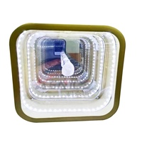 Miroir 3D Métal Acrylique Led Écouteurs Sans Fil Casque Compteur Présentoir Bleu Écouteurs Présentoir pour Boutique