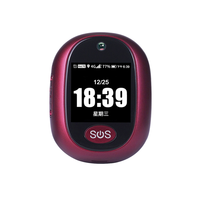 Free APP One Click SOS Button GPS Tracker Pendant GEO Fence Alarm Kids Smart Watch with Gps Tracker and 4g