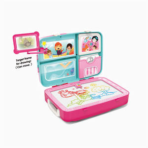 Mochila 3 en 1 creativo juguetes de aprendizaje de dibujo conjunto niños pintura educativos tablero de escritura juego juguete - Product Image 1