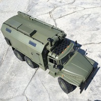 Voiture télécommandée WPL B-36 Ural Command 2.4G à six roues motrices, jouet d'escalade RC pour opérateurs experts, échelle 1:16, 20m