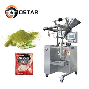Macchine automatiche per l'imballaggio che formano 3/4 sigillatura laterale macchina confezionatrice per la produzione di tè verde in polvere
