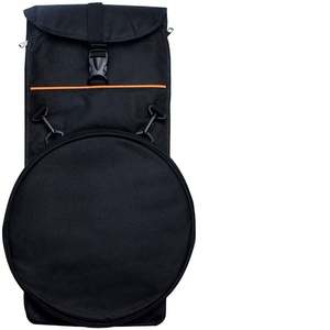 Estuche de Almacenamiento para Tambor Desmontable Negro de Diseño Elegante, Bolsa de Transporte Musical con Dos Compartimentos Separados, Muestra Gratuita - Product Image 6