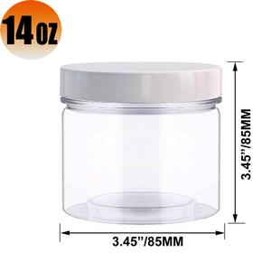 200ml PET Food Container Storage <b>Jar</b> with Screw Top Lid <b>for</b> Peanut Butter Honey <b>Jams</b> <b>for</b> and Nuts - Product Image 4